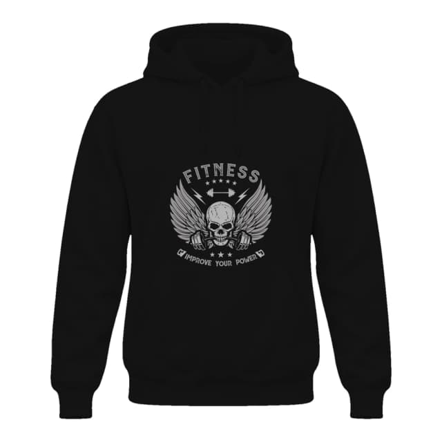 Hoodie — Fitness · Toujours plus fort